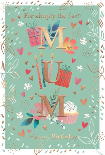 Picture of FOR SIMPLY THE BEST MUM BIRTHDAY
